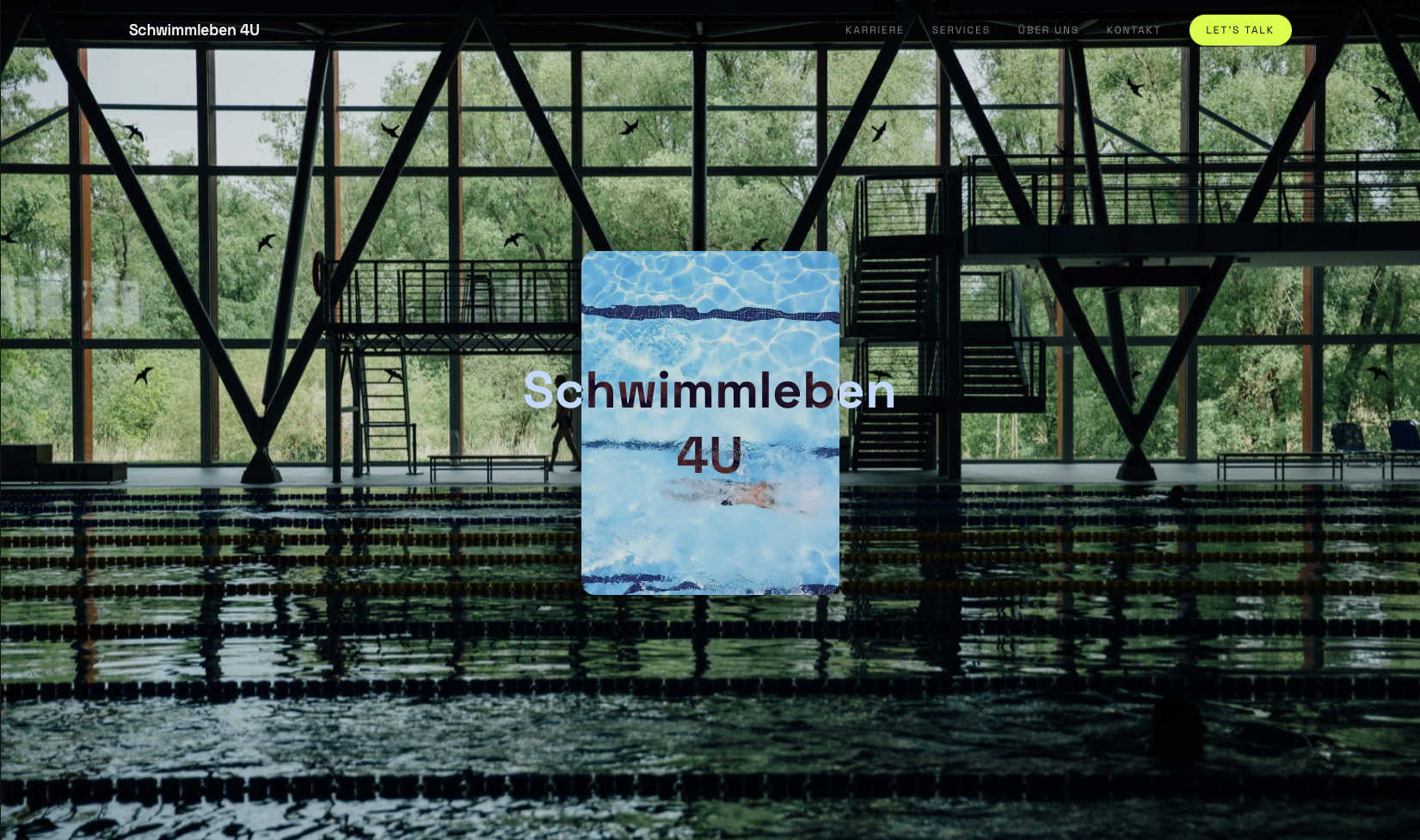 Schwimmleben 4U: Webdesign-Referenz von Primus Webdesign aus Essen
